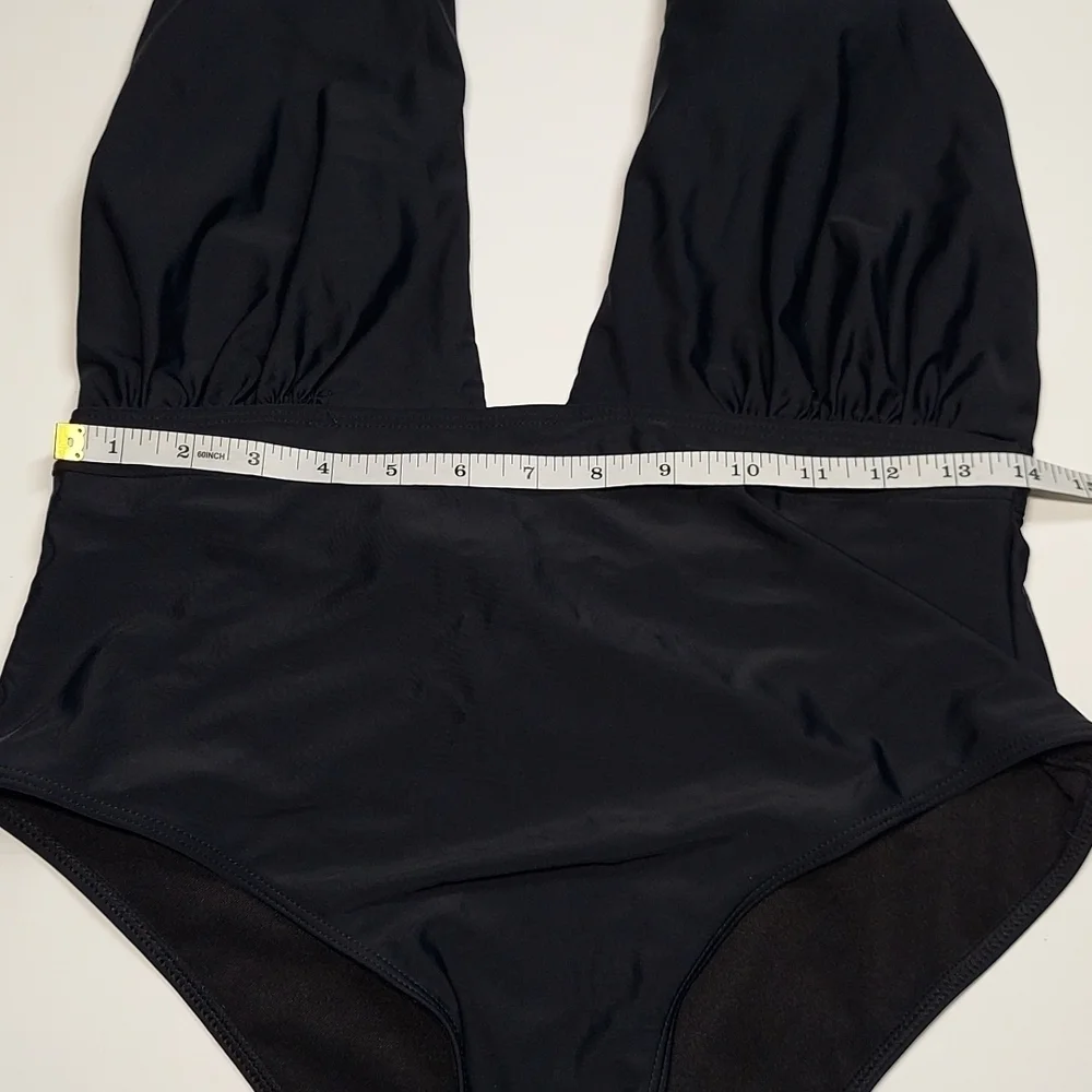 Lizaful Black One Piece Swimwear 8